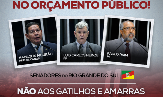 Rio Grande do Sul, pressione seus Senadores contra o Calabouço Fiscal!