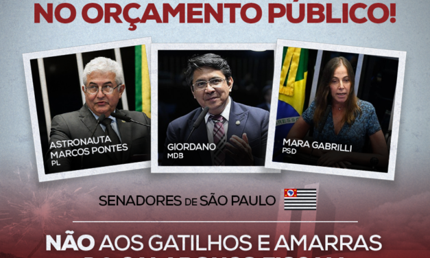 São Paulo, pressione seus Senadores contra o Calabouço Fiscal!