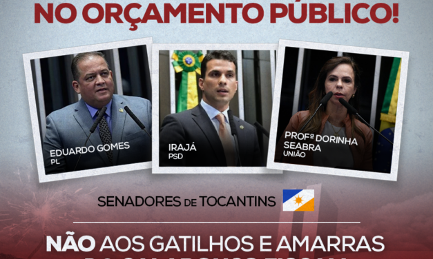 Tocantins, pressione seus Senadores contra o Calabouço Fiscal!